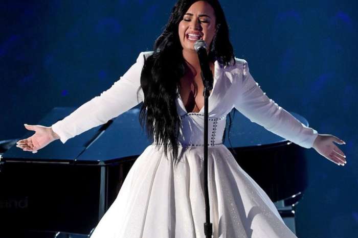 Demi Lovato Wears Christian Siriano With Zana Bayne Belt To Grammy Awards