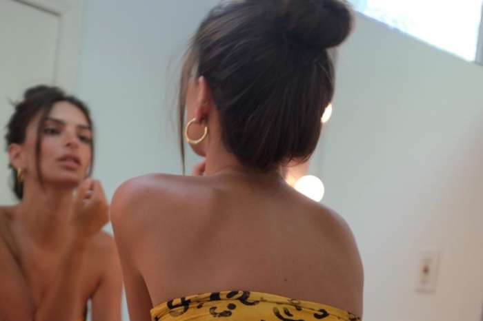 Emily Ratajkowski Models Leopard Print Two Piece As She Announces The Popular Swimsuit Is Back In Stock
