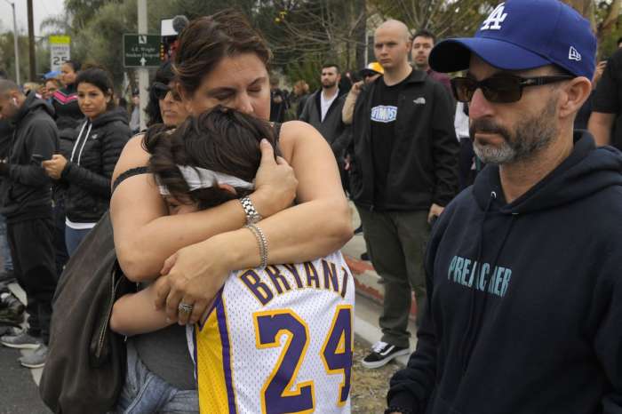 Kobe Bryant Fans Gather At The Scene Of The Helicopter Crash To Pay Their Respects