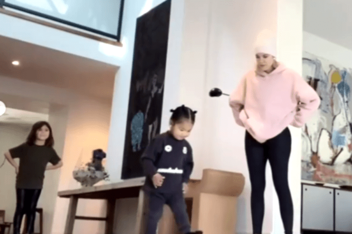 Penelope Disick Tries To Teach Kris Jenner, Khloe Kardashian, And True Thompson How To Do A Cartwheel — Watch The Adorable Video