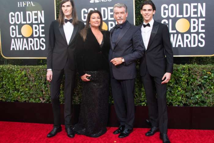 Pierce Brosnan Makes It A Family Affair At Golden Globes Red Carpet As Paris And Dylan Are Ambassadors