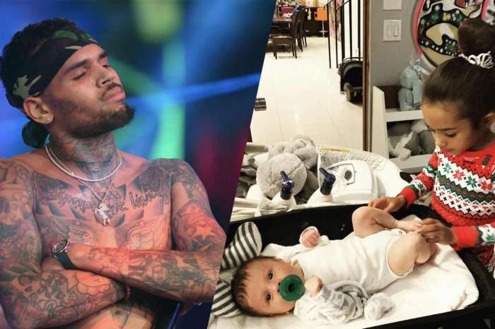 Chris Brown Compares His Kids' Baby Pics With His Own And They Look Like Triplets!