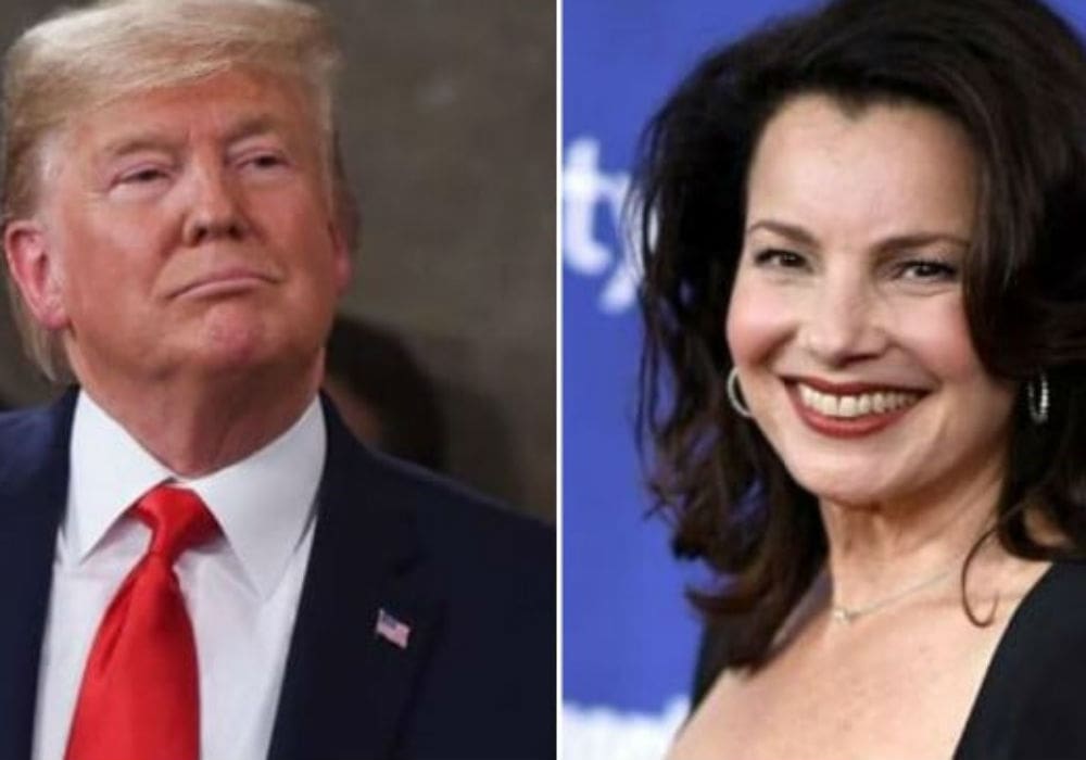 Fran Drescher Reveals President Trump Demanded A Script Change During His 1996 Appearance On The Nanny