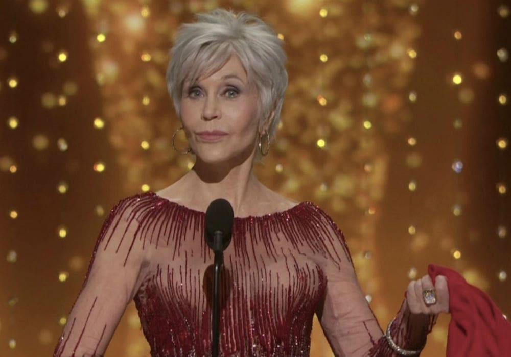 Jane Fonda Recycles An Old Oscar Dress For This Year's Ceremony After Giving Up Shopping