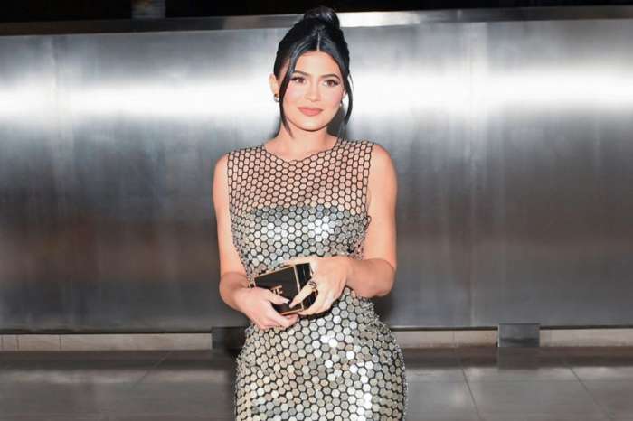 Kylie Jenner Stuns In Shimmery Tom Ford Mini Dress As She Shares Photos From Her Playboy Shoot