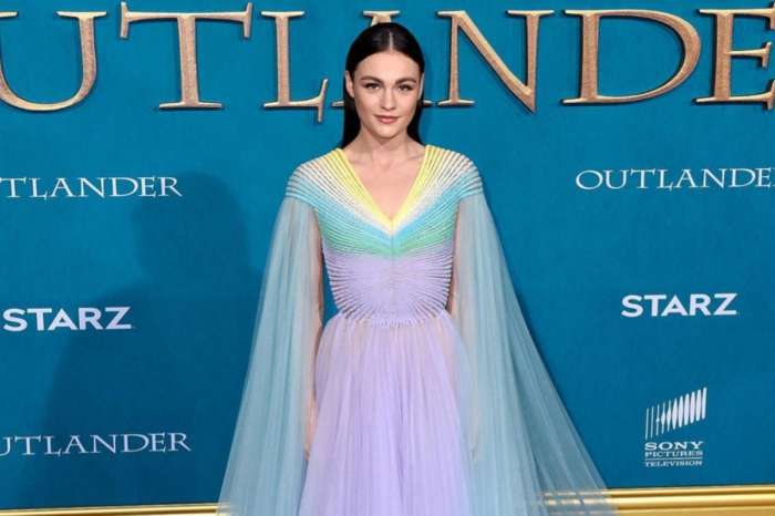 Sophie Skelton Puts Her Curves On Full Display In Breathtakingly Beautiful Sheer Gown At The Outlander Premiere