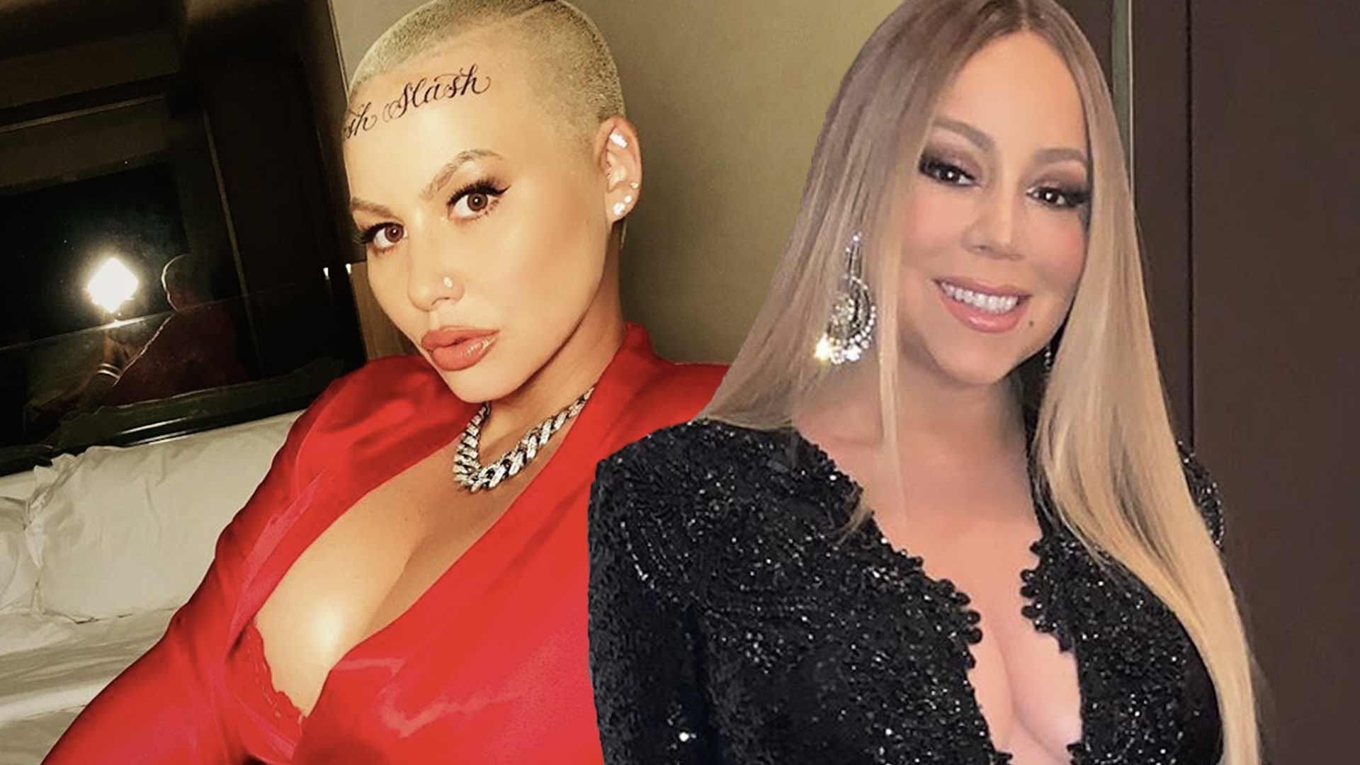 Amber Rose Poses With Mariah Carey But Gets A Ton Of Backlash Following Her Comment