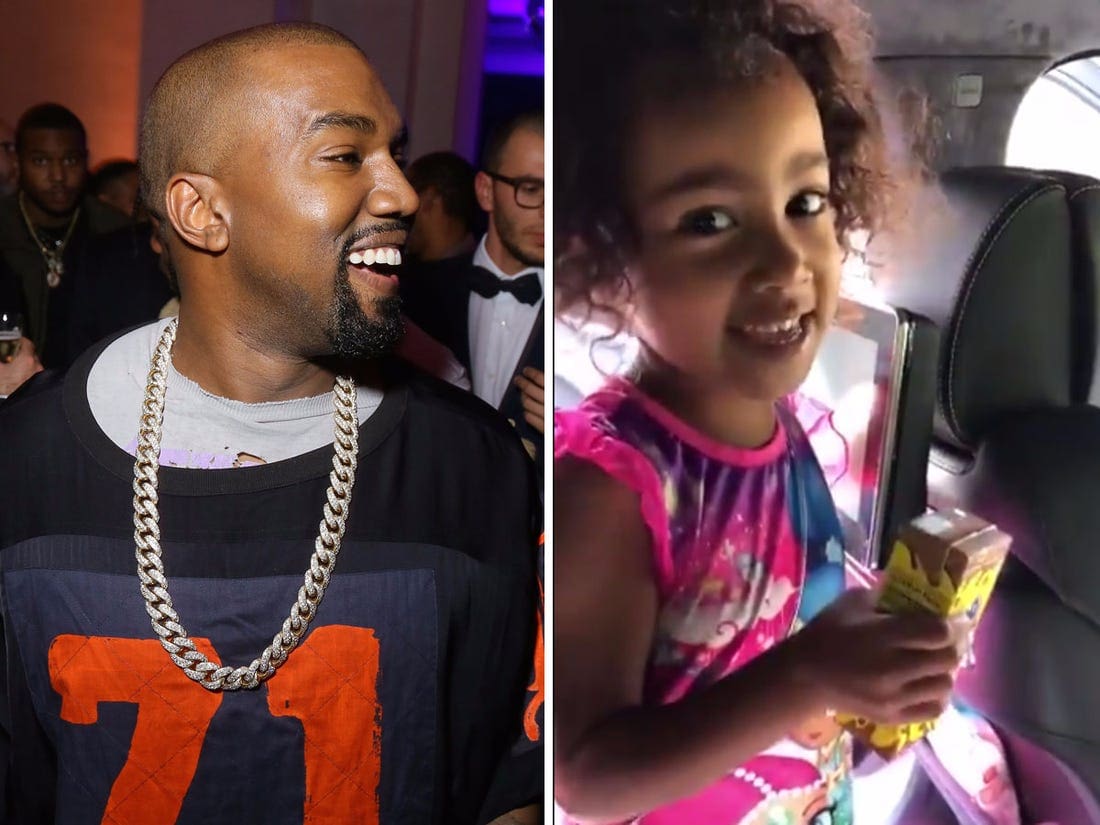 Kanye West Proudly Watches Daughter North Rap Her Own Original Song At School Dance See The 