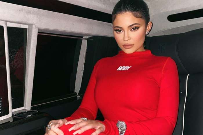 Kylie Jenner Wears Body By Raven Tracy Bodysuit And Leggings To Stassie Baby's Valentine's Day Party