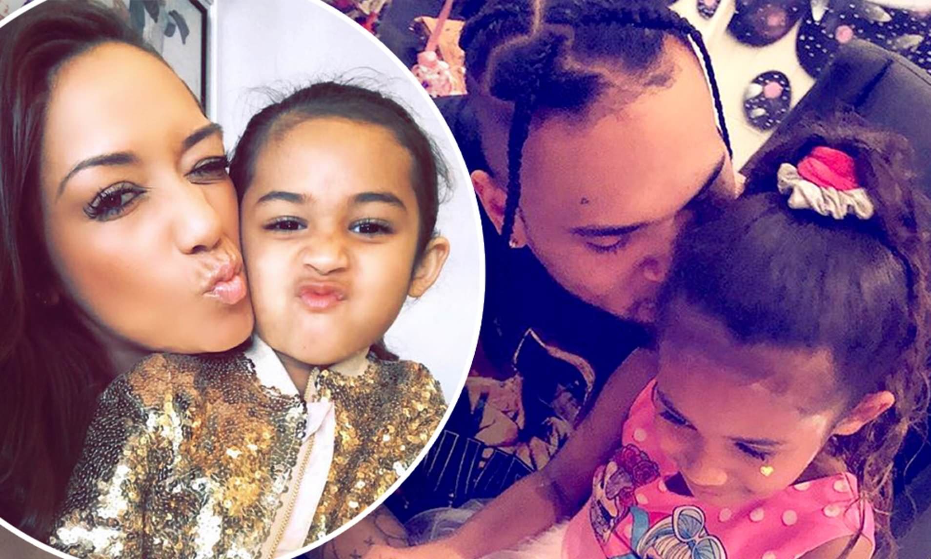 Chris Brown And Nia Guzman Support Their Daughter, Royalty Brown At Her Soccer Match - See The Video