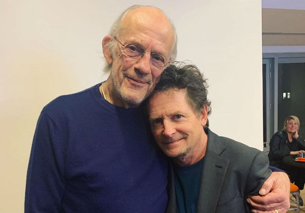Back To The Future Stars Michael J. Fox & Christopher Lloyd Reunite For Parkinson's Disease Charity Event