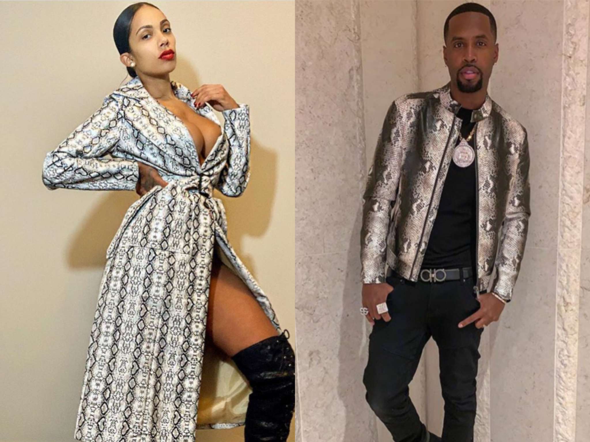 Erica Mena Supports Husband Safaree's New Music And Cannot Stop Listening To 'Parasites' During The Virus Outbreak