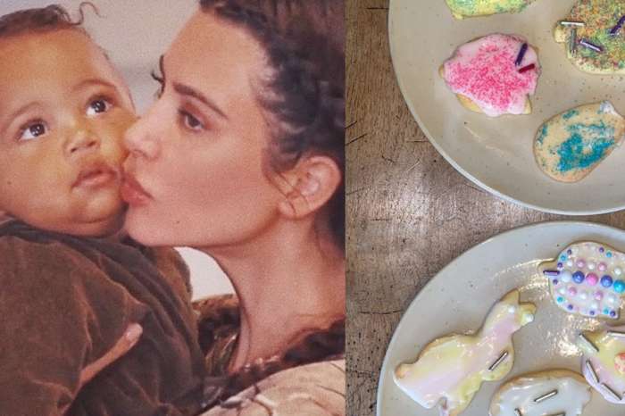 Kim Kardashian Shares Photo Of Baby Saint As She Decorates Cookies With Her Kids During Coronavirus Self-Isolation