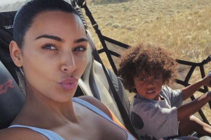 Saint West Is Adorable In A Buggy With Mom Kim Kardashian