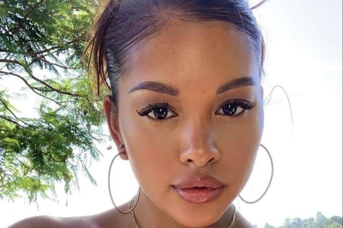 Ammika Harris' Dripping Shower Photo Has Chris Brown Hopping In The Comments - Her Eyes Are The Same As Aeko's, Fans Say