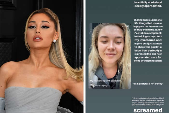 Ariana Grande Claps Back At Florence Pugh's Haters After Criticism Over Her And BF Zach Braff's Age Gap