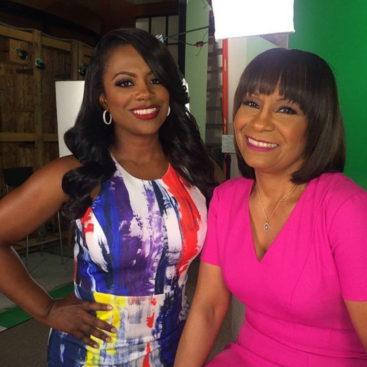 Kandi Burruss Is Twinning With Mama Joyce While Showing Off Their Ginger Short Hairdos In A Throwback Photo To When Riley Burruss Was About 11 Years Old