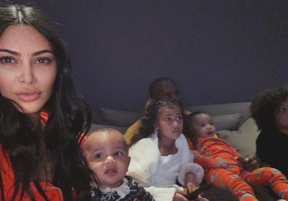 Kim Kardashian Says The Idea Of Baby Number Five Is 'Out The Door' After Self-Isolating With Her Four Kids