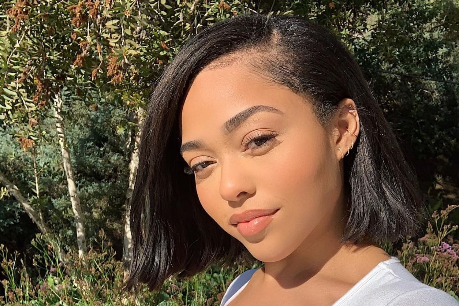 Jordyn Woods Drops Her Clothes And Shows Off Her Beach Body By The Pool - Check Out The Juicy Pics That Have Fans Praising Her Natural Curves