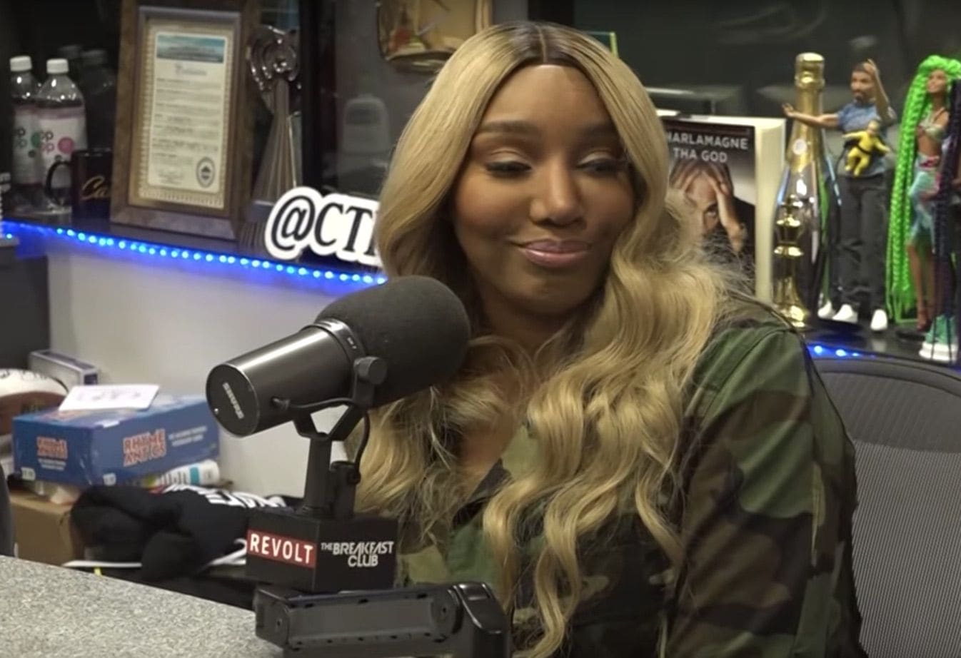 NeNe Leakes Gives Fans A Sneak Peek At Her Time In The Studio Recording A New Track