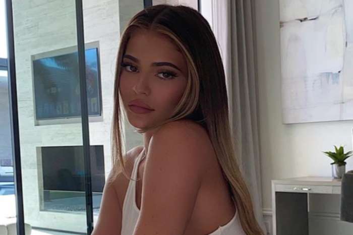 Kylie Jenner Shows Off Her Curvy Physique In Skin Tight Marine Serre Outfit — Yet Some Say It's Controversial