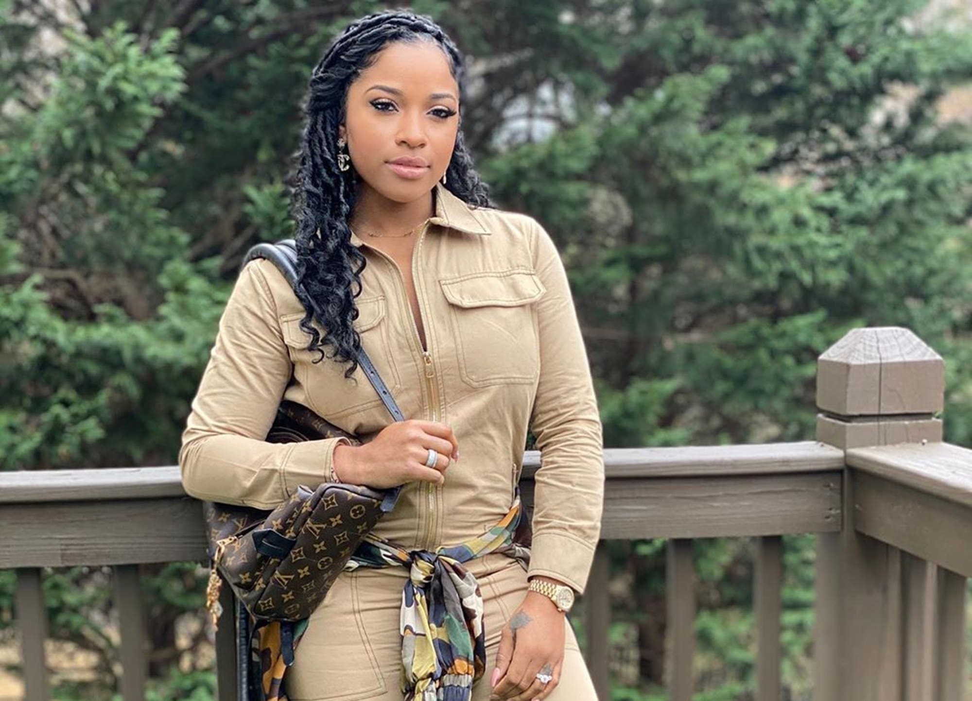 Toya Johnson's Mood On Her Patio Is Her Every Fan's Dream - Check Out Her Latest Pics