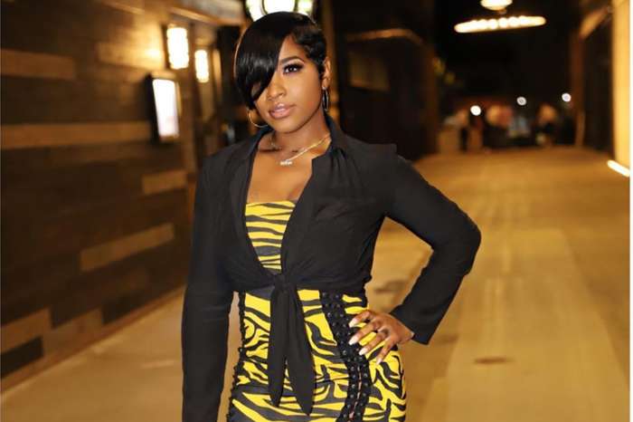 Toya Johnson Shows Off A New Look While Flaunting Her Gorgeous Patio
