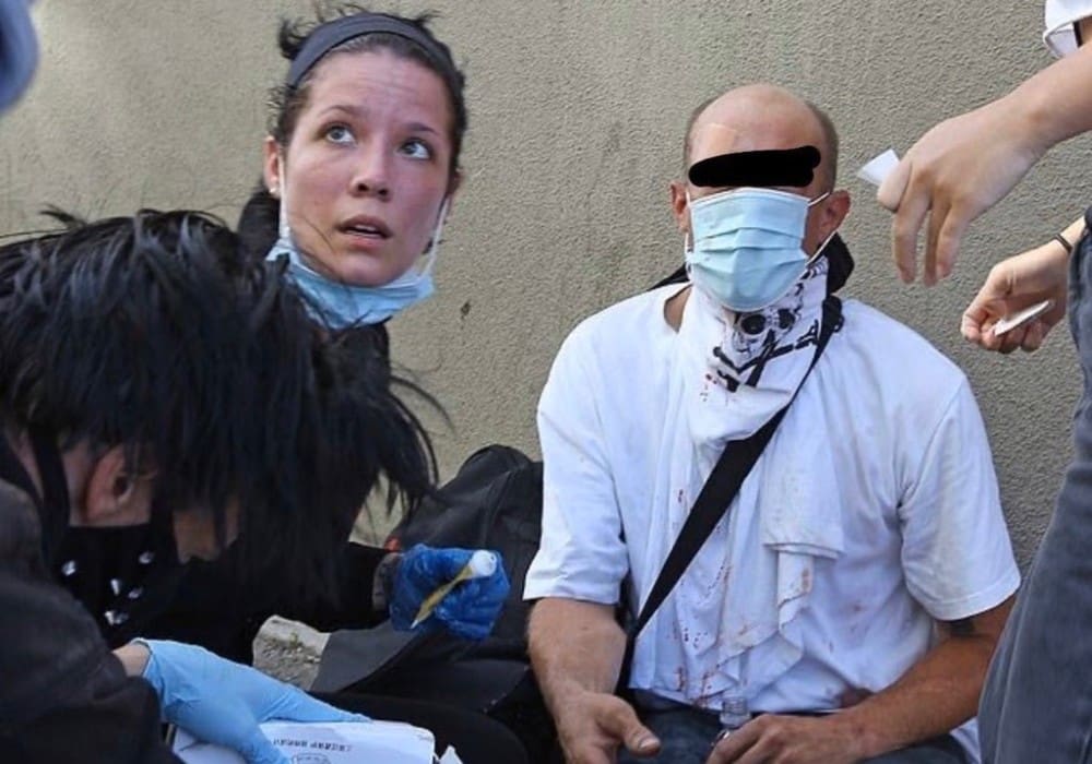 Halsey Gives Medical Attention To Protesters In California, Shares Pics Of What She's Witnessed During Riots