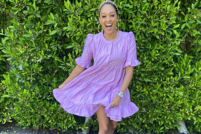 Tia Mowry Is The Epitome Of Goddess And Serenity In Red Bathing Suit Photo