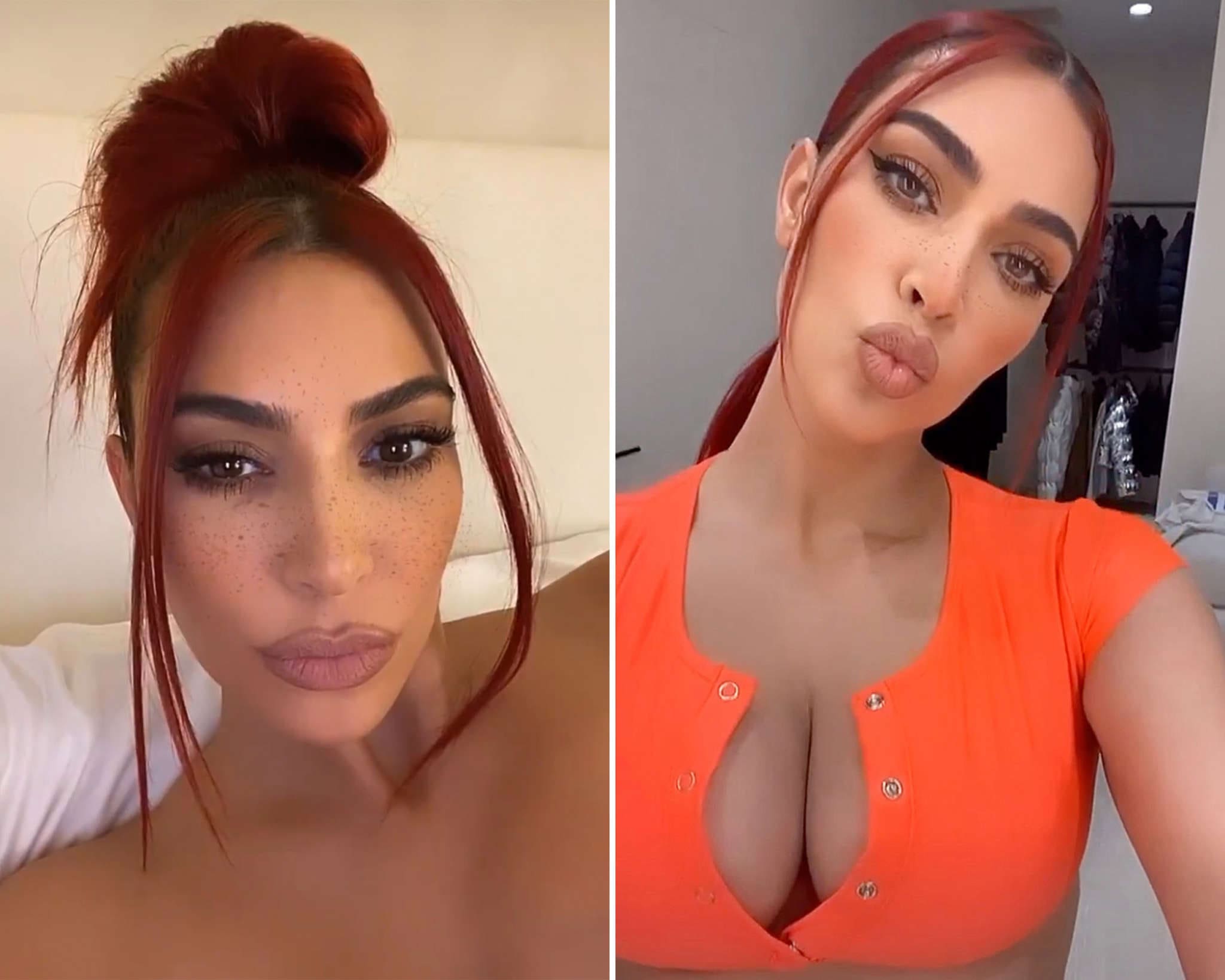 ”kim-kardashian-debuts-fiery-red-hair-leaving-fans-in-awe-she-also-sparks-cosmetic-surgery-rumors”