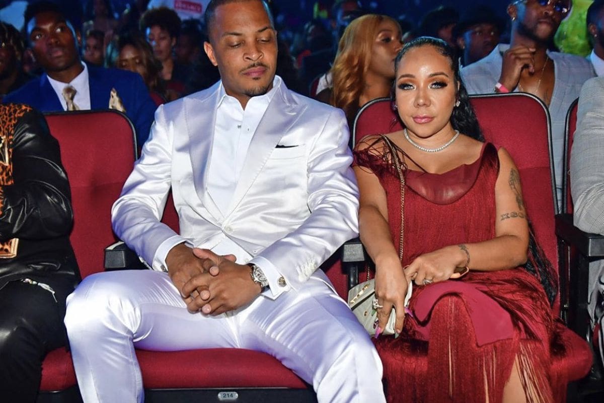 Tiny Harris Poses In A Skimpy Neon Green Outfit And T.I. Is Here For It
