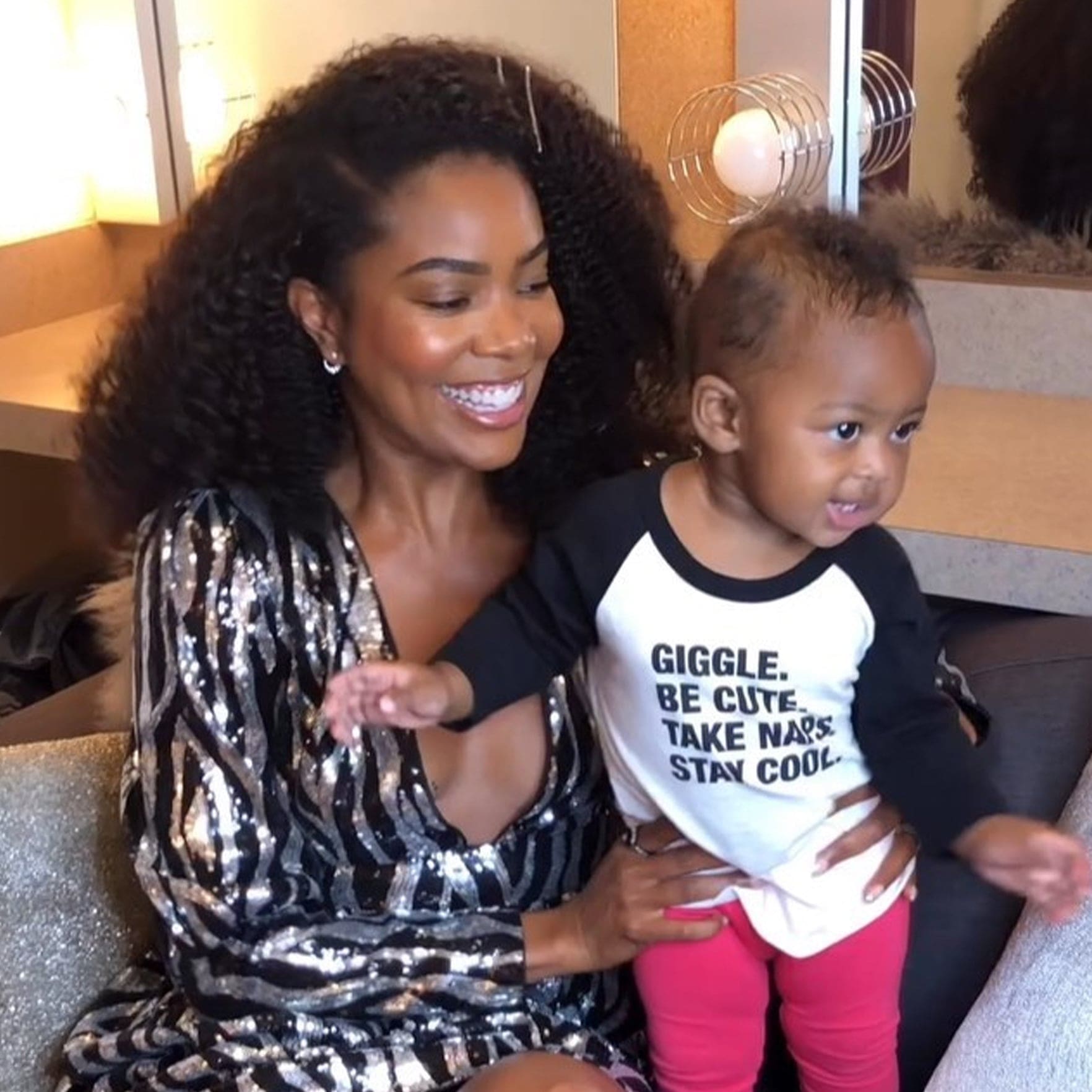 Gabrielle Union's Video Of Baby Kaavia Will Make Your Day