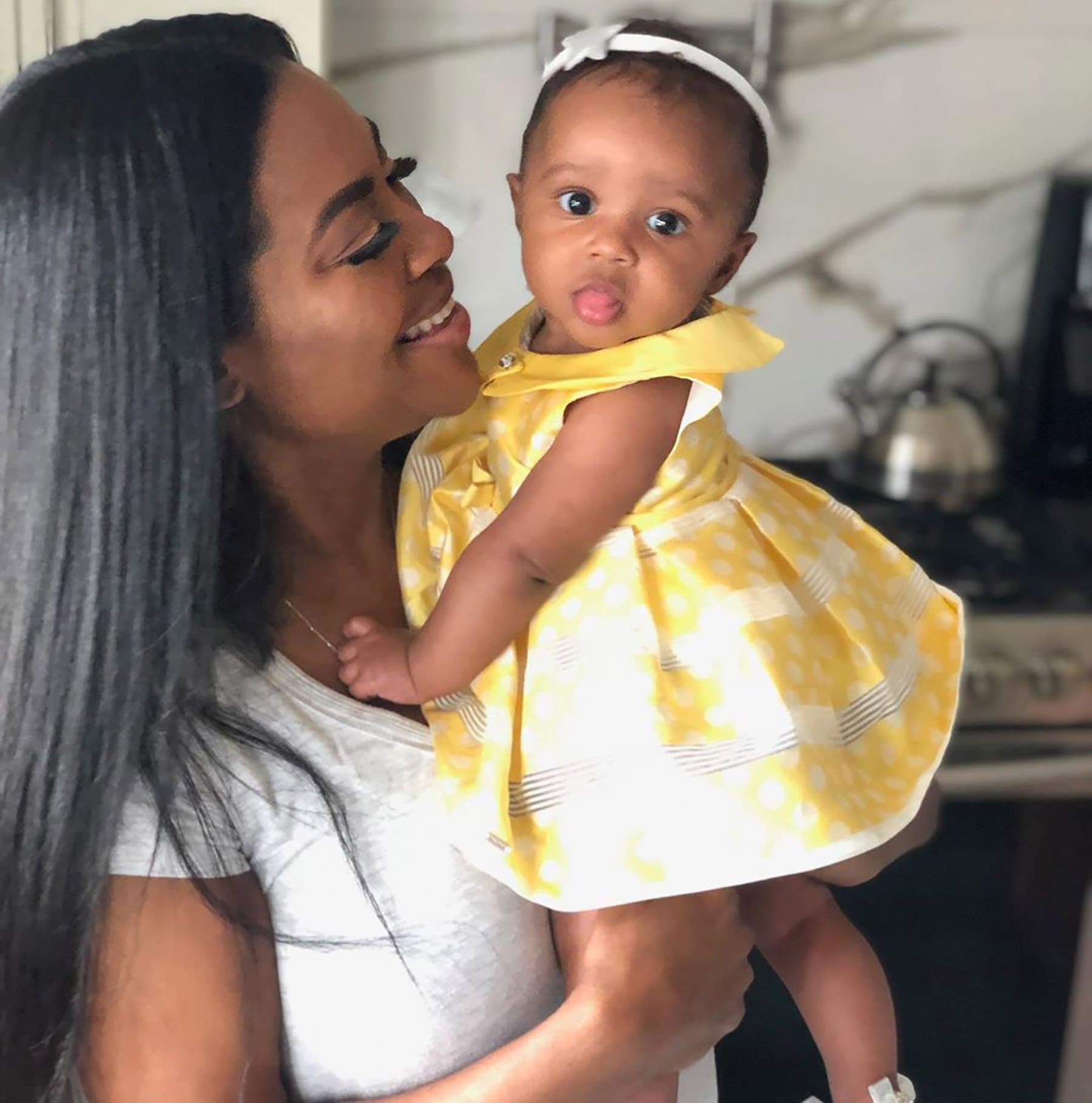 Kenya Moore's Fans Are Praising Her Daughter, Brooklyn Daly's Baby Hair