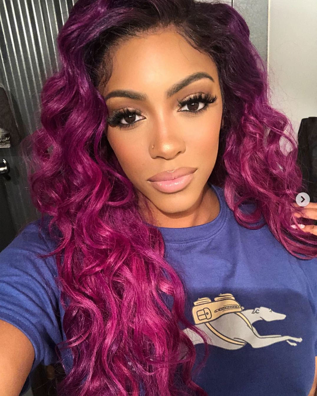 Porsha Williams Looks Gorgeous In Lavender - Check Out Her Jaw-Dropping Outfit