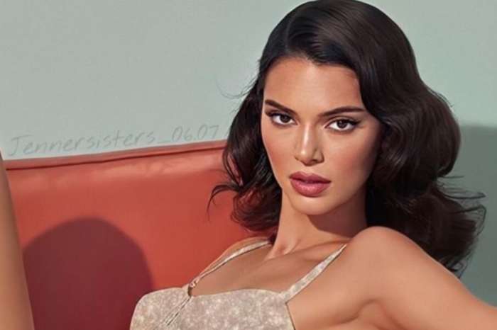 Kendall Jenner Stuns In Brown Maxi Dress With Slicked Hair Look