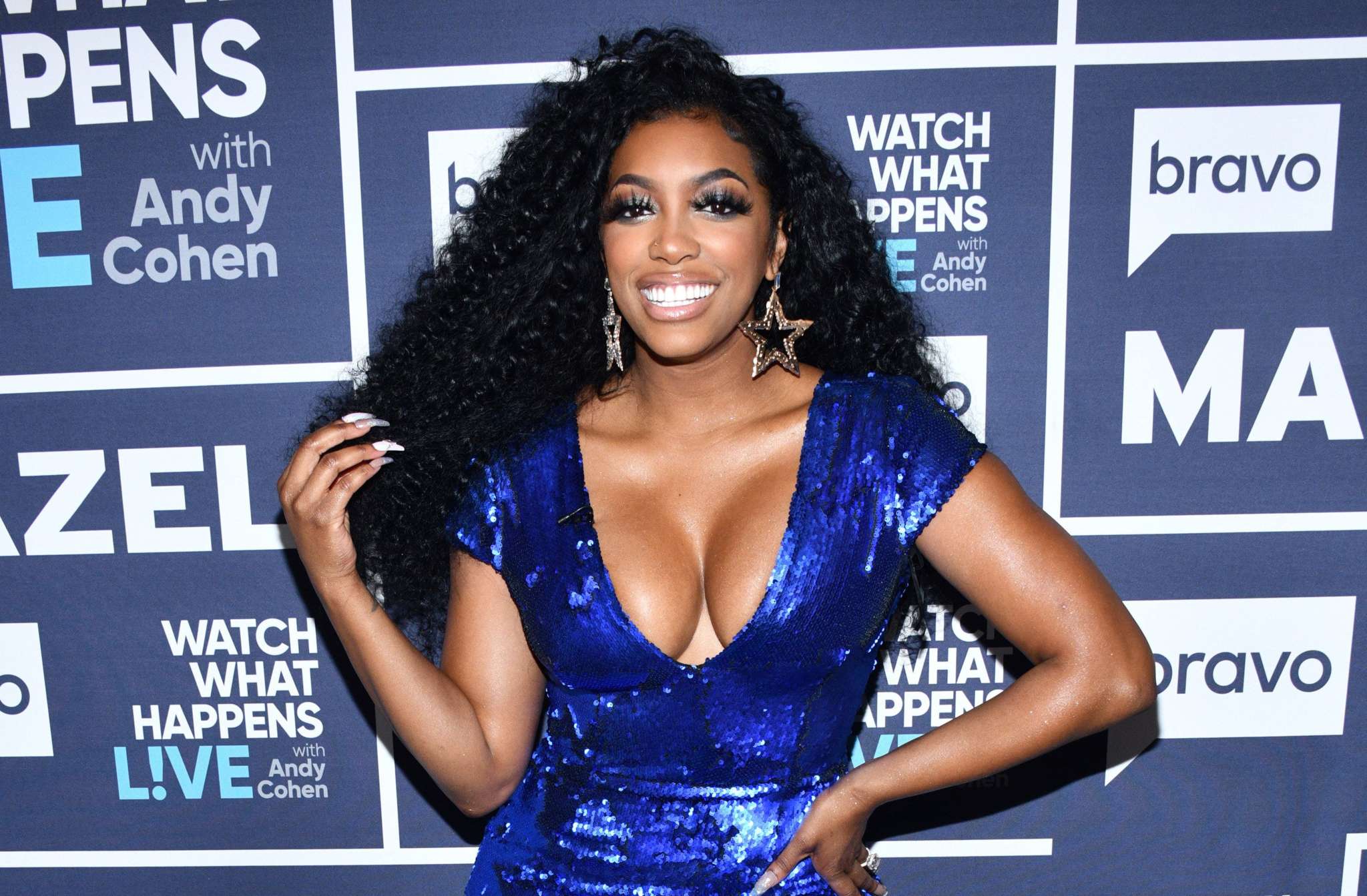 Porsha Williams Advertises Dish Nation For Her Fans