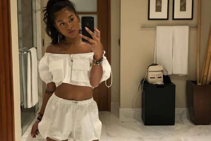 Ammika Harris Poses In A Skimpy Outfit And She's Blushing - Guess Who's Behind The Camera!