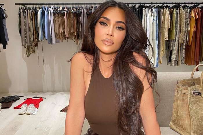 Kim Kardashian Leaves Little To The Imagination With Black Dress Photo