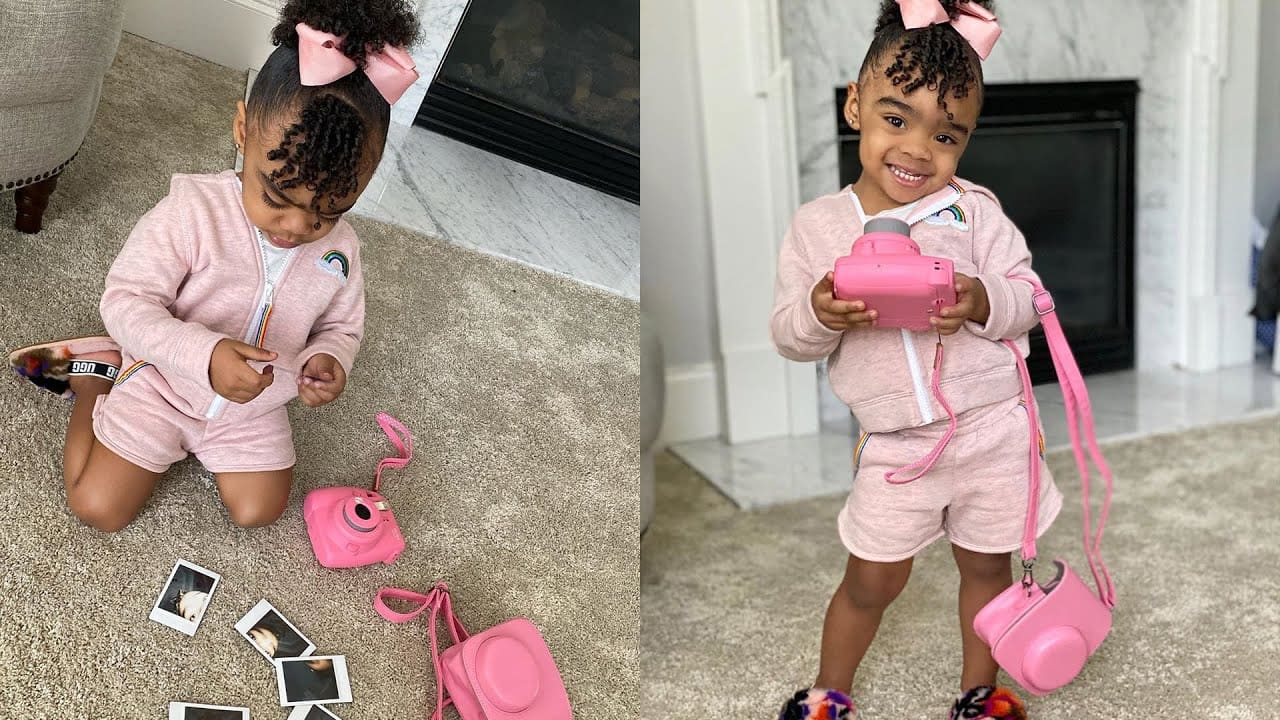Toya Johnson's Baby Girl, Reign Rushing Is The Sweetest In A Nova Kids Outfit At The Pumpkin Patch