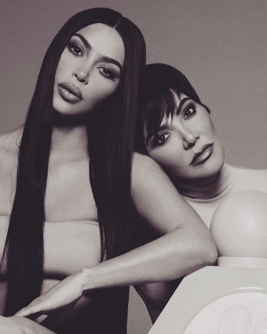 Kim Kardashian Twins With Mom Kris Jenner On Her 65th Birthday