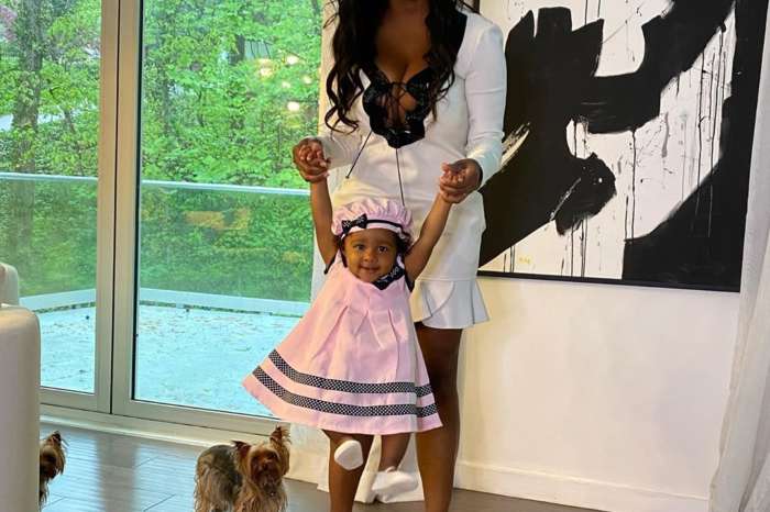 Kenya Moore's Photo Of Her Daughter, Brooklyn Daly Shows Fans What A Rider The Cutie Pie Can Be!