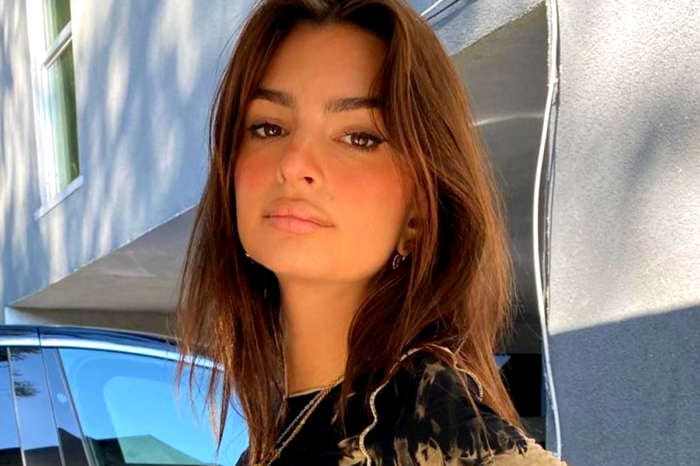 Emily Ratajkowski Poses In Kim Shui Dress With Sneakers — See The Look