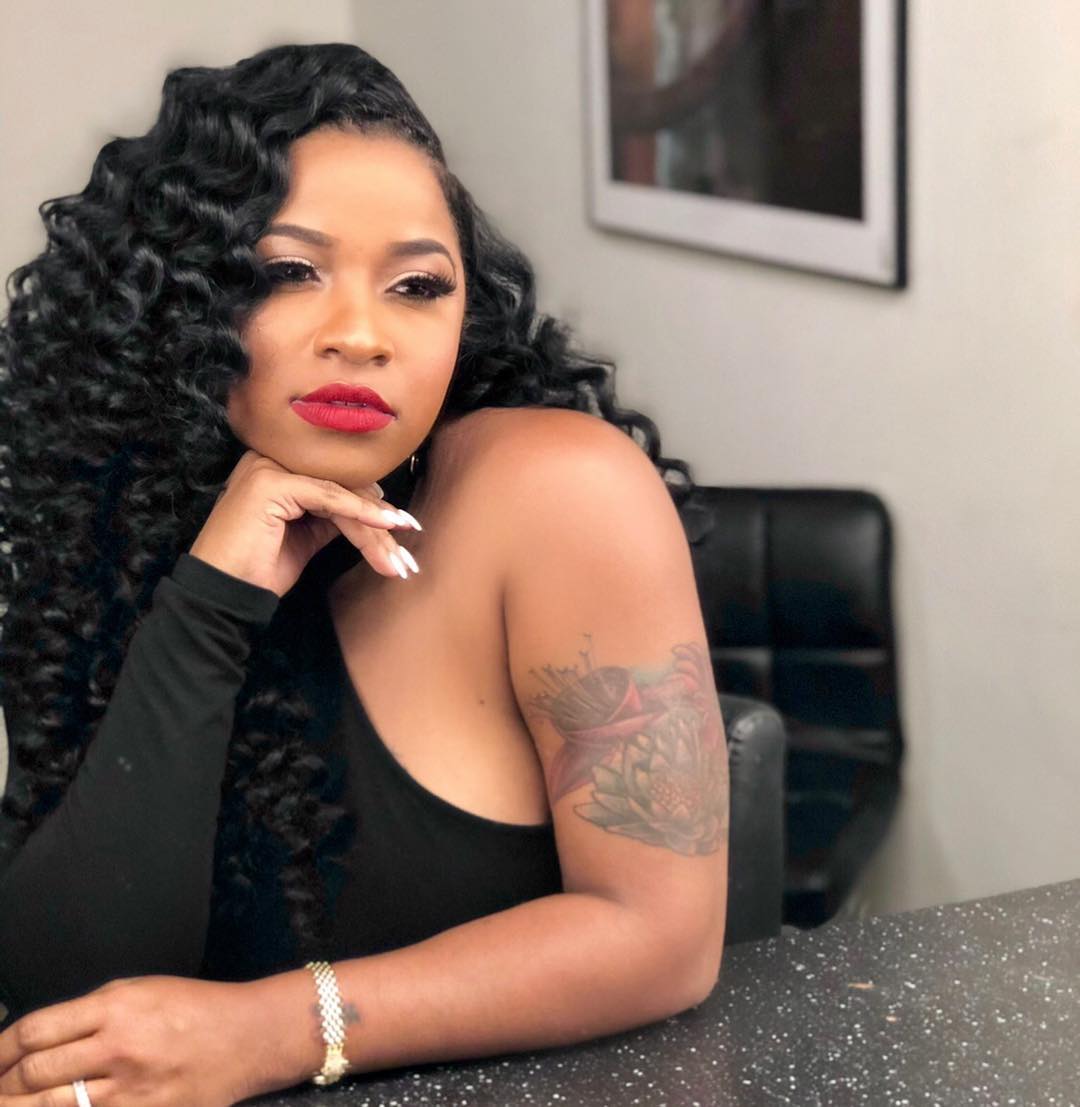 Toya Johnson's Baby Girl Reign Rushing Is A Whole Mood In This Photo