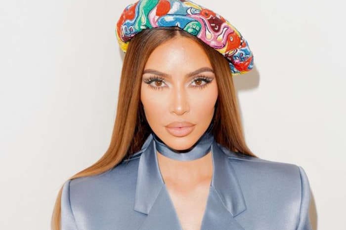 Kim Kardashian Dresses Head To Toe In Christian Dior Men's Pre Fall 21