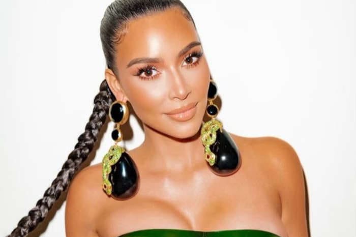 Kim Kardashian Wore Custom Schiaparelli Serpent Gown With Snake Earrings For Christmas And Some Think She's In The Illuminati