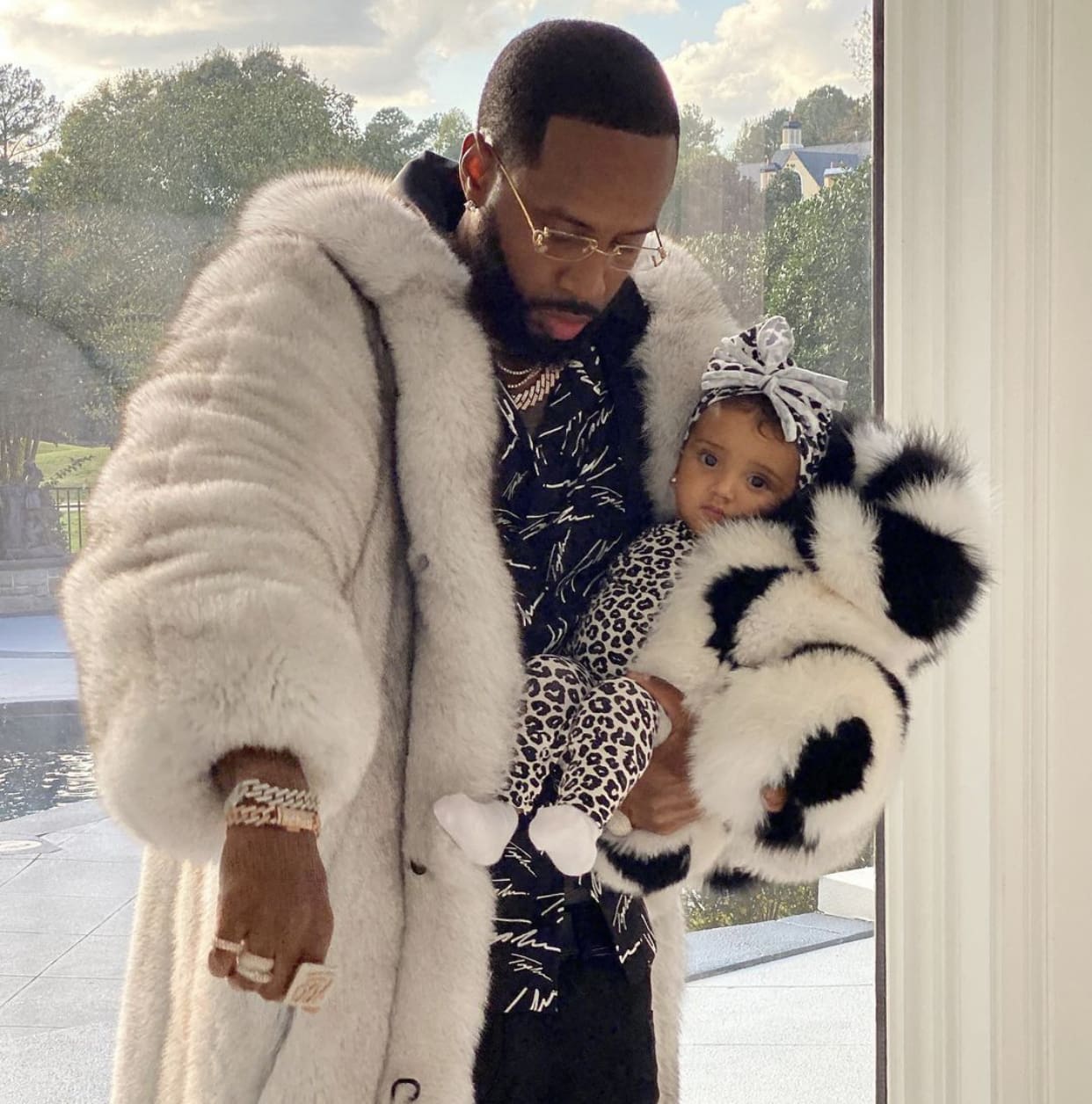 Safaree's Christmas Photos Featuring Baby Girl Safire Will Make Your Day