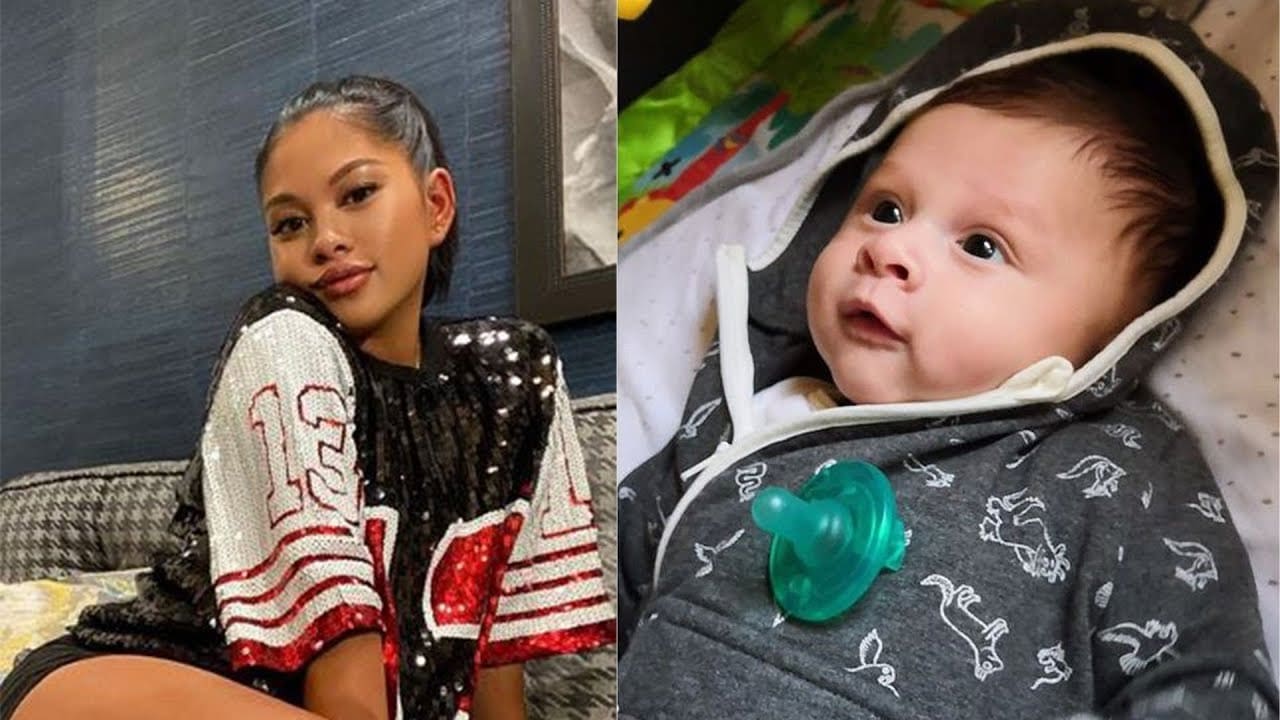 Ammika Harris' Baby Boy, Aeko Is The Spitting Image Of His Father, Chris Brown - See The Latest Photo