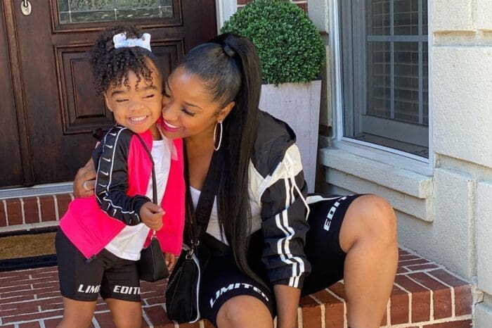 Toya Johnson Visited The Zoo With Baby Girl, Reign Rushing