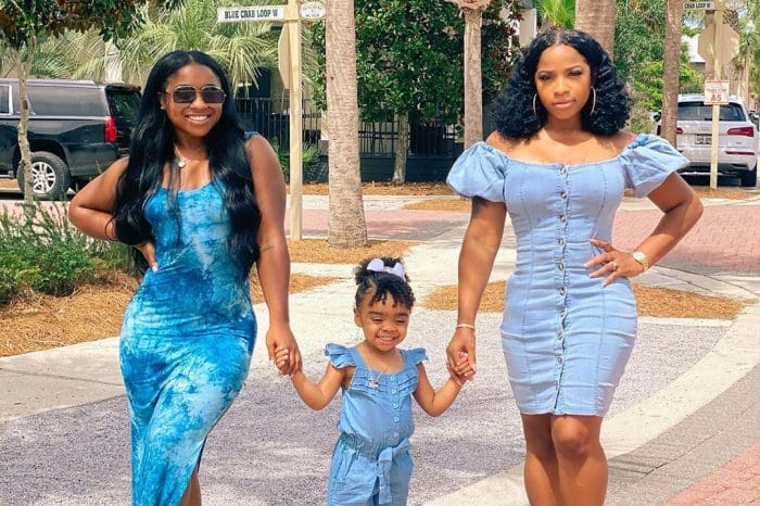 Toya Johnson Gets A Special Treatment From Reign Rushing - Check Out The Baby Girl Putting Makeup On Her Mom