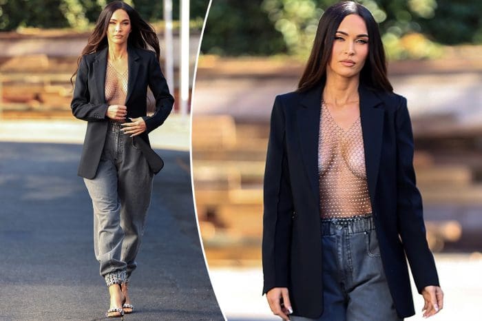 Megan Fox Stuns In Open Blazer With Nothing Underneath During Outing!